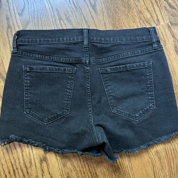 Old Navy black denim shorts - Size 8, 3in - Picture 2 of 2